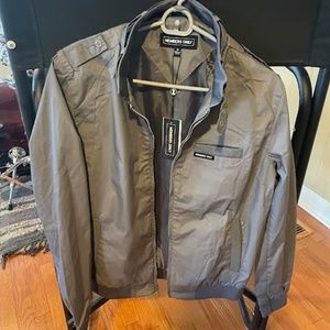 Members Only Grey Bomber Jacket